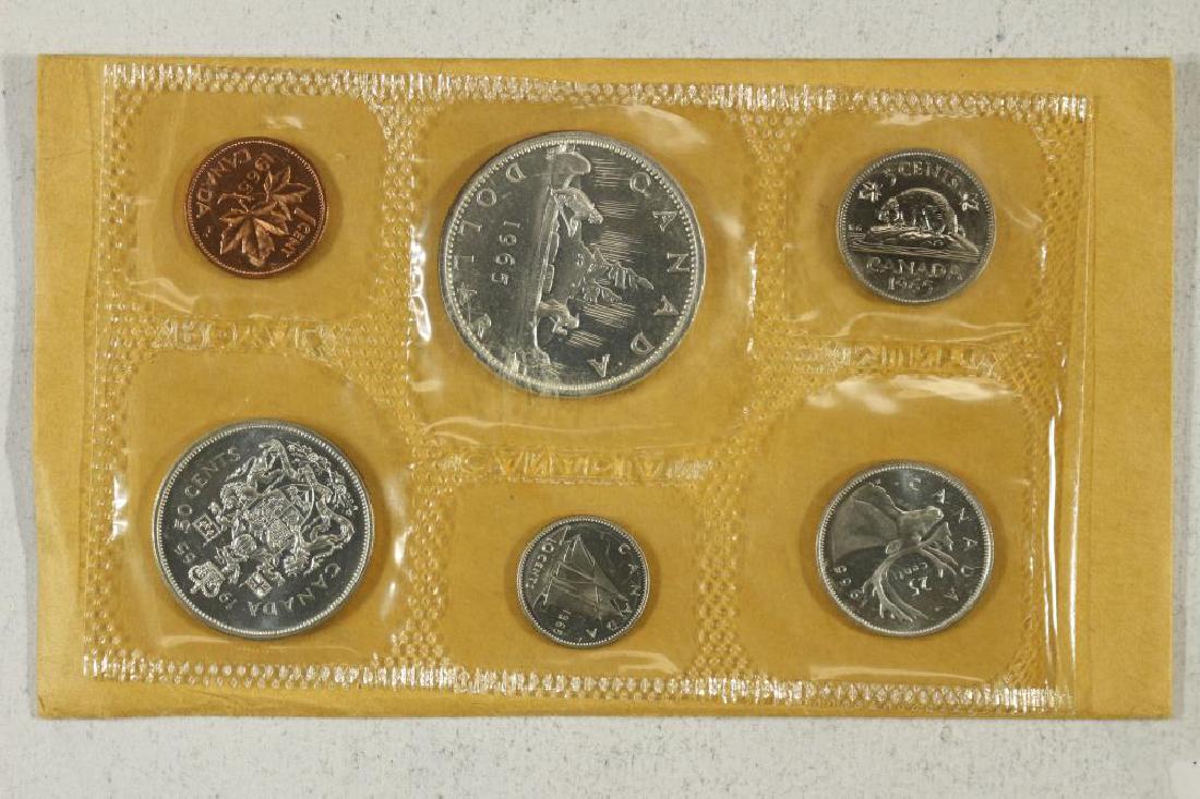 1965 CANADA SILVER (PF LIKE) SET WITH ENVELOPE (1 of 2)