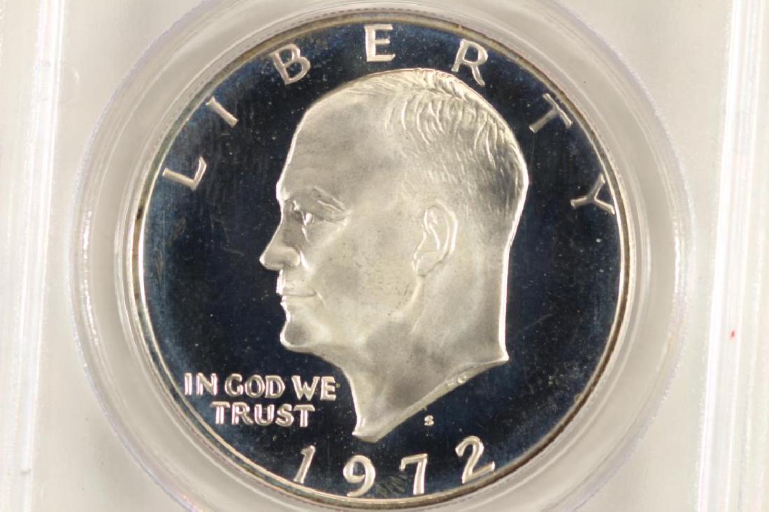 1972-S IKE SILVER DOLLAR PCGS PR69 DCAM (1 of 3)