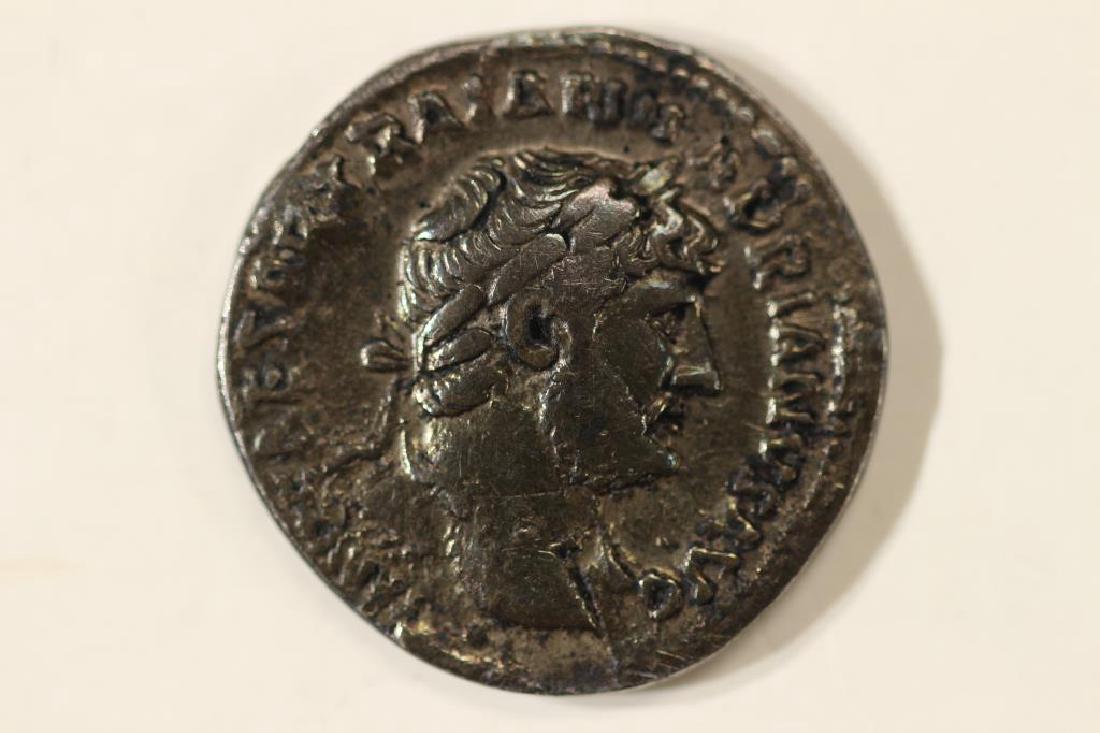 SILVER HADRIAN ANCIENT COIN EXTRA FINE: You must call or email us your credit card directly. Our phone number is 1-763-862-8302 and our email is bidalotauction@aol.com. Thanks.