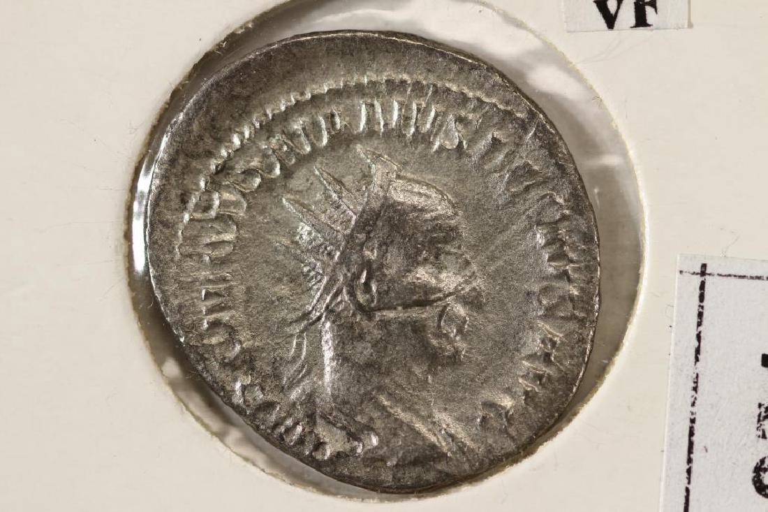 SILVER 249-251 A.D. TRAJAN DECIUS ANCIENT COIN (1 of 3)