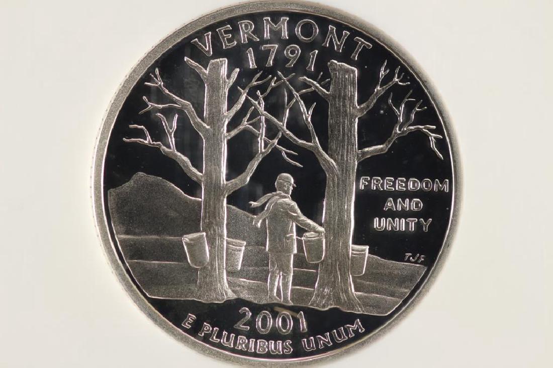 2001-S SILVER VERMONT QUARTER NGC PF69 ULTRA CAMEO: You must call or email us your credit card directly. Our phone number is 1-763-862-8302 and our email is bidalotauction@aol.com. Thanks.