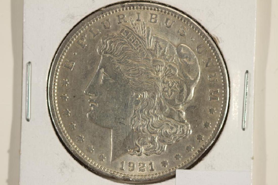 1921 MORGAN SILVER DOLLAR: You must call or email us your credit card directly. Our phone number is 1-763-862-8302 and our email is bidalotauction@aol.com. Thanks.