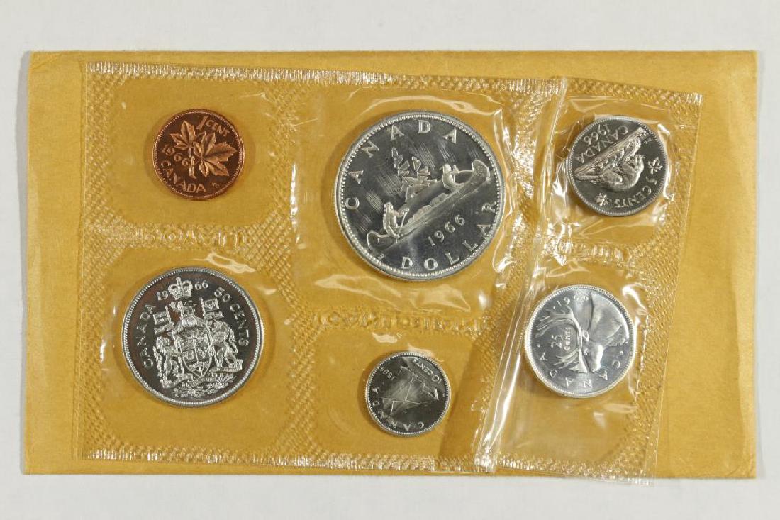 1966 CANADA SILVER (PF LIKE) SET WITH  ENVELOPE (1 of 2)