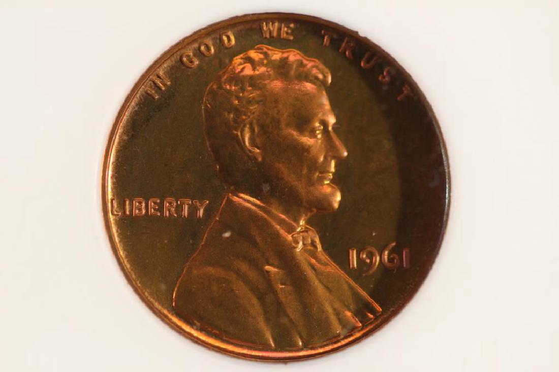 1961 LINCOLN CENT NGC PF66RB: You must call or email us your credit card directly. Our phone number is 1-763-862-8302 and our email is bidalotauction@aol.com. Thanks.