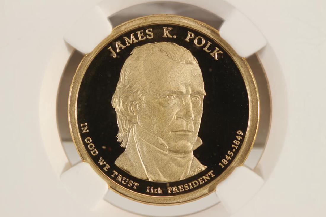 2009-S POLK DOLLAR NGC PF69 ULTRA CAMEO: You must call or email us your credit card directly. Our phone number is 1-763-862-8302 and our email is bidalotauction@aol.com. Thanks.