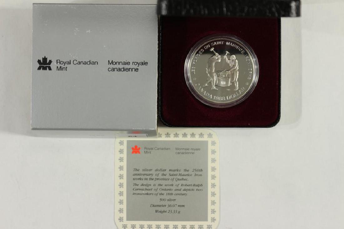 1988 CANADA IRON WORKERS SILVER DOLLAR PROOF (1 of 3)