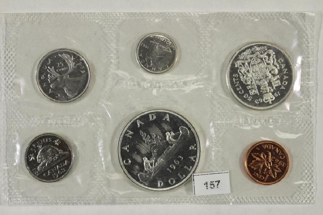 1963 CANADA SILVER (PF LIKE) SET NO ENVELOPE (1 of 2)