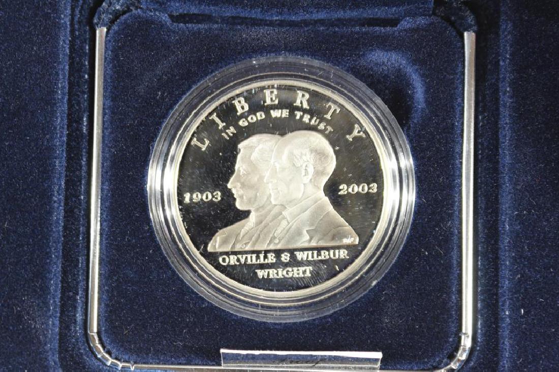 2003-P FIRST FLIGHT CENTENNIAL PF SILVER DOLLAR (1 of 3)