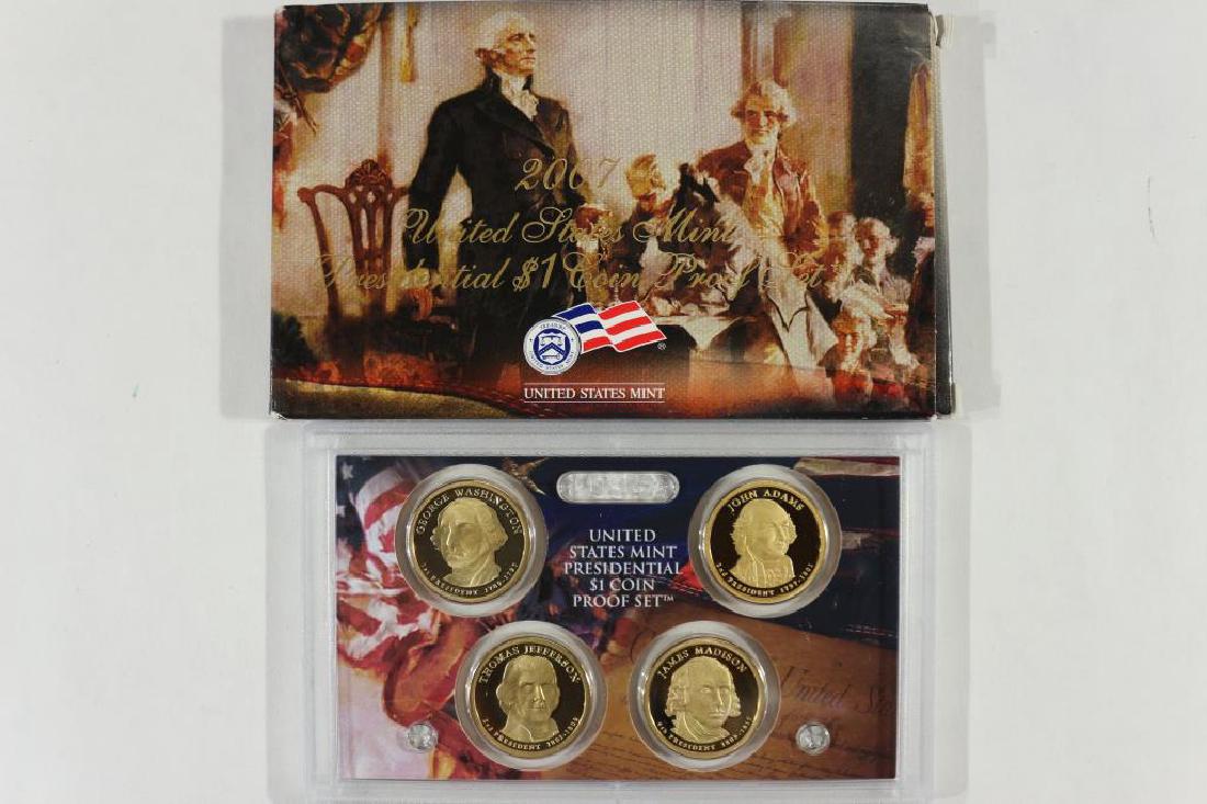 2007 US PRESIDENTIAL DOLLAR PROOF SET WITH BOX (1 of 2)