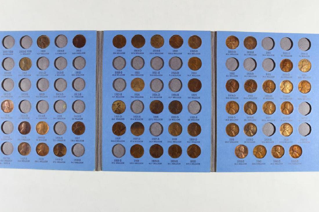 2 PARTIAL LINCOLN CENT SETS 1909-1940 49 COINS (1 of 3)