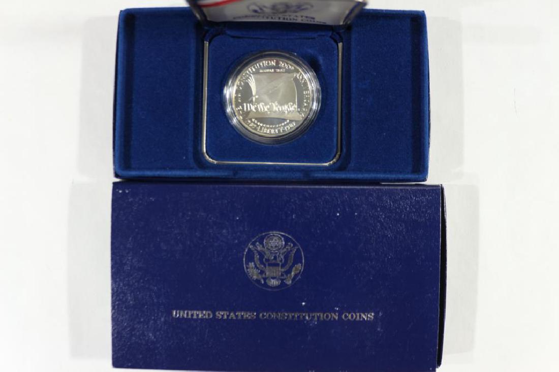 1987-S US CONSTITUTION PROOF SILVER DOLLAR (1 of 3)