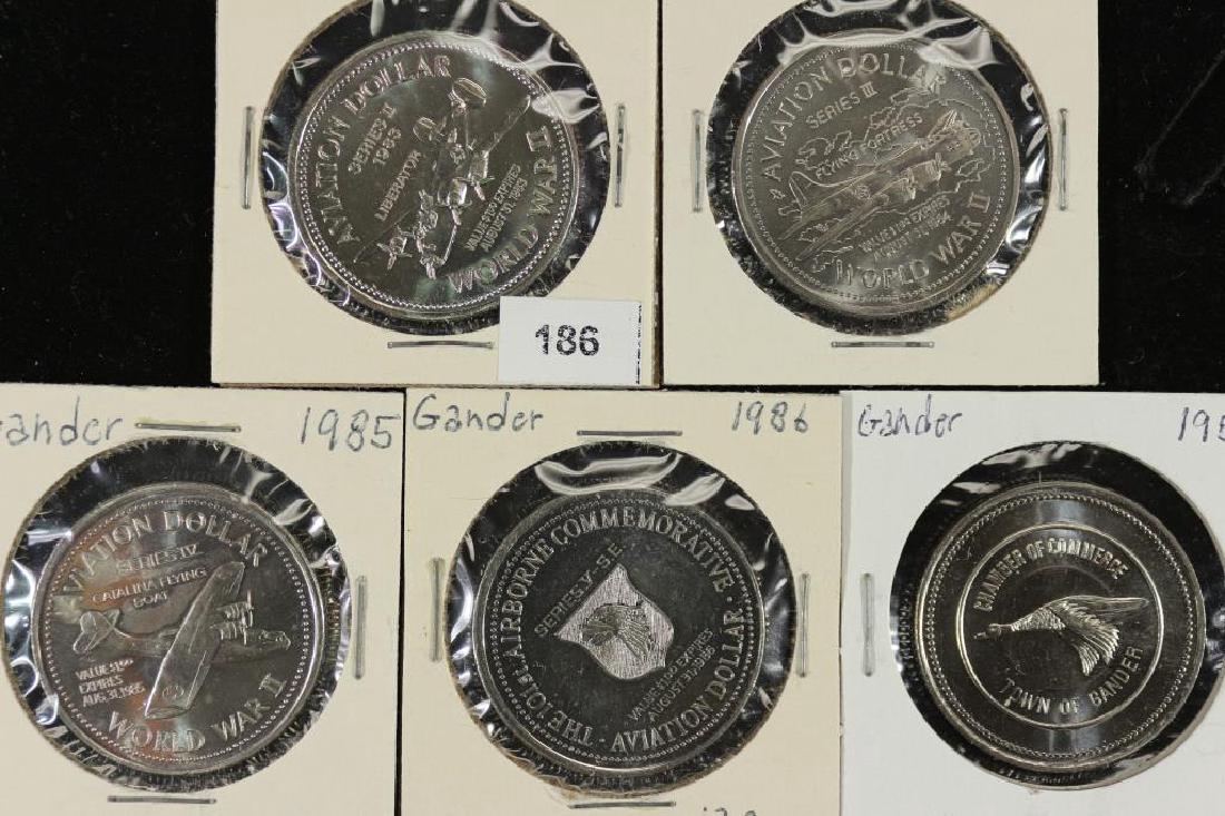 5 CANADA GANDER TRADE DOLLARS 1983-1987 (1 of 2)