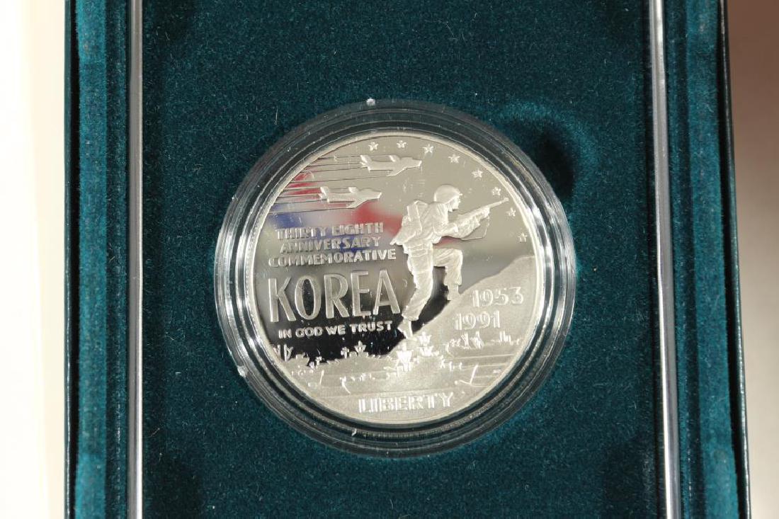1991-P KOREAN WAR PROOF SILVER DOLLAR (1 of 3)