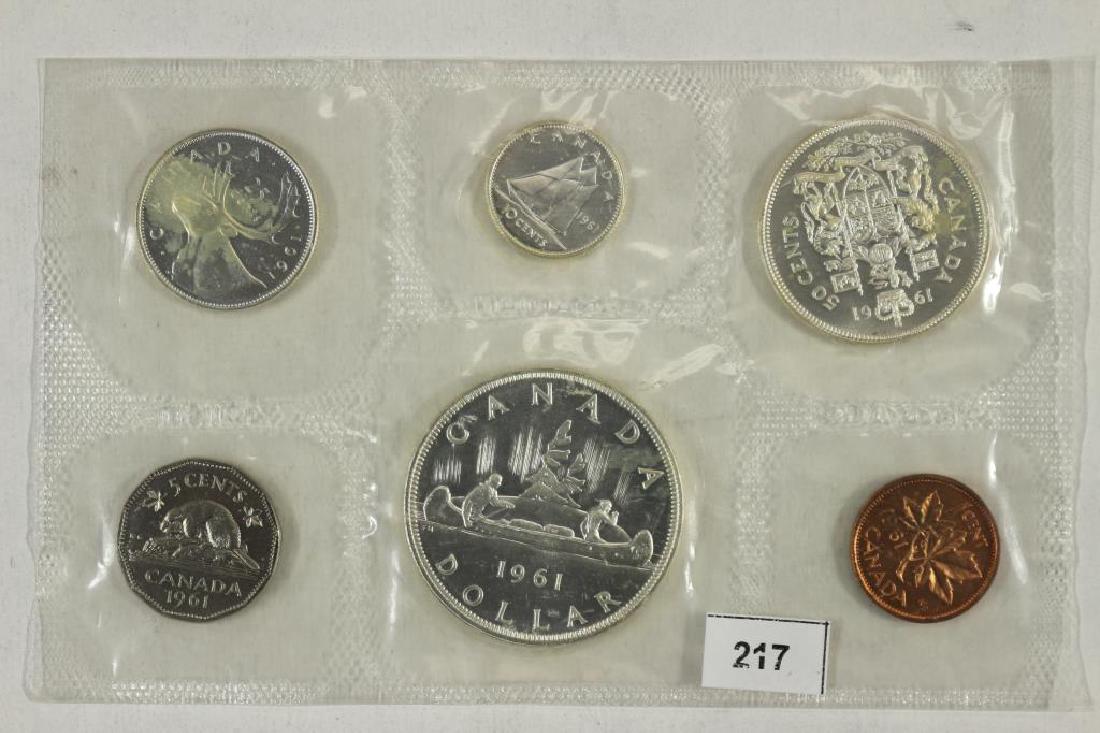 1961 CANADA SILVER (PF LIKE) SET NO ENVELOPE (1 of 2)