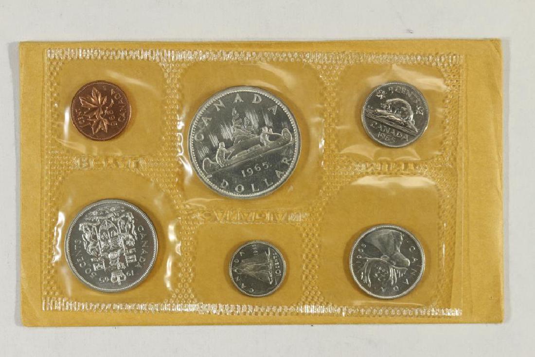 1965 CANADA SILVER (PF LIKE) SET WITH ENVELOPE (1 of 2)