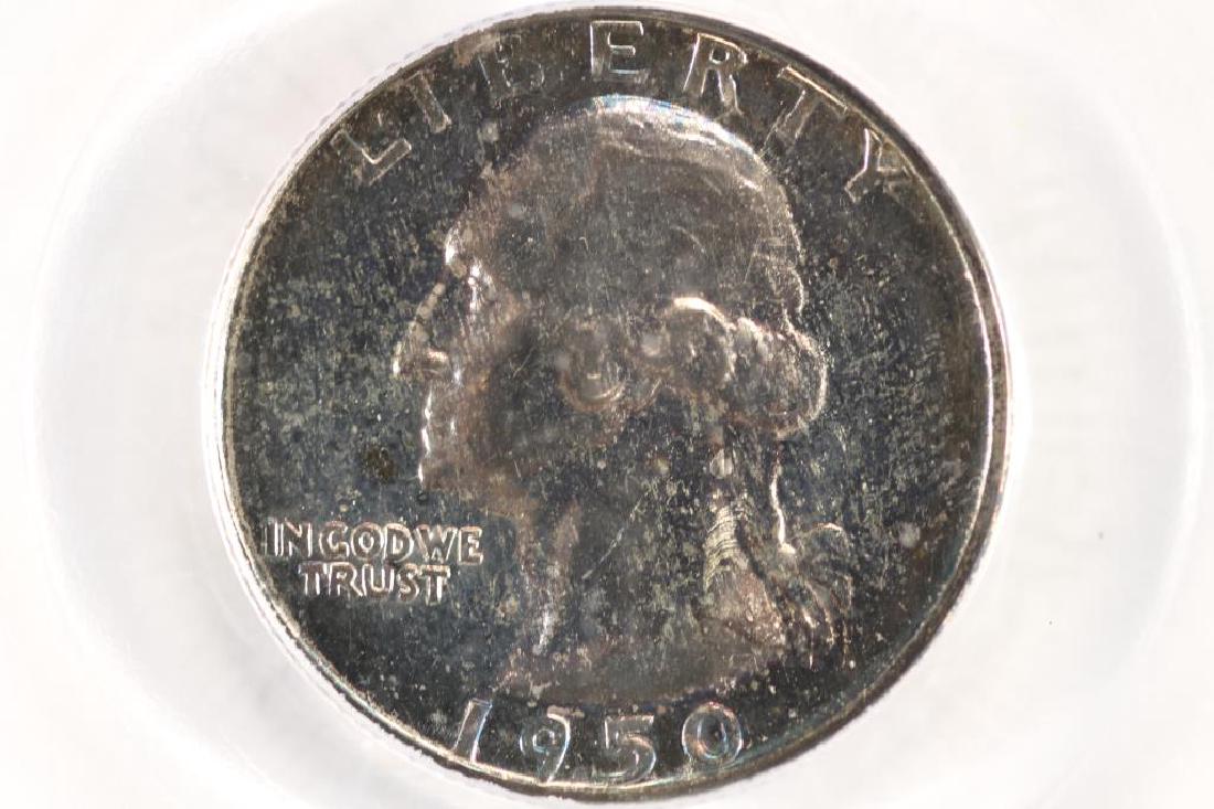 1950 WASHINGTON SILVER QUARTER PCGS PR64 (1 of 3)