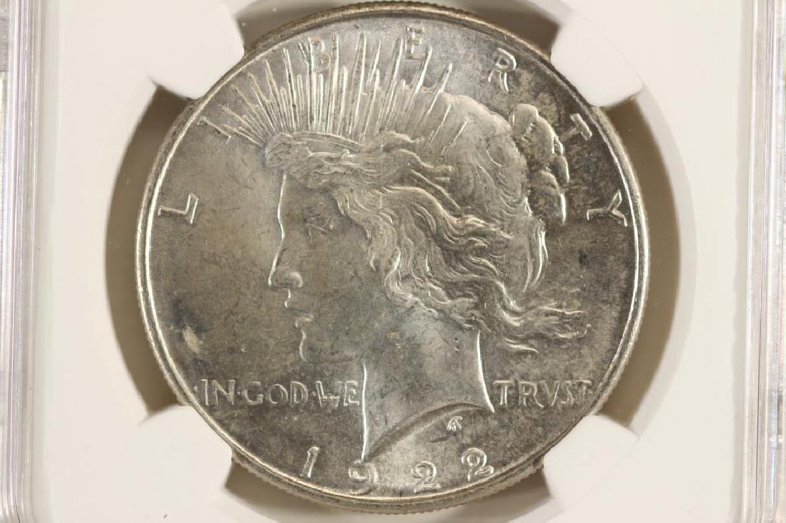 1922 PEACE SILVER DOLLAR NGC MS64 (1 of 3)