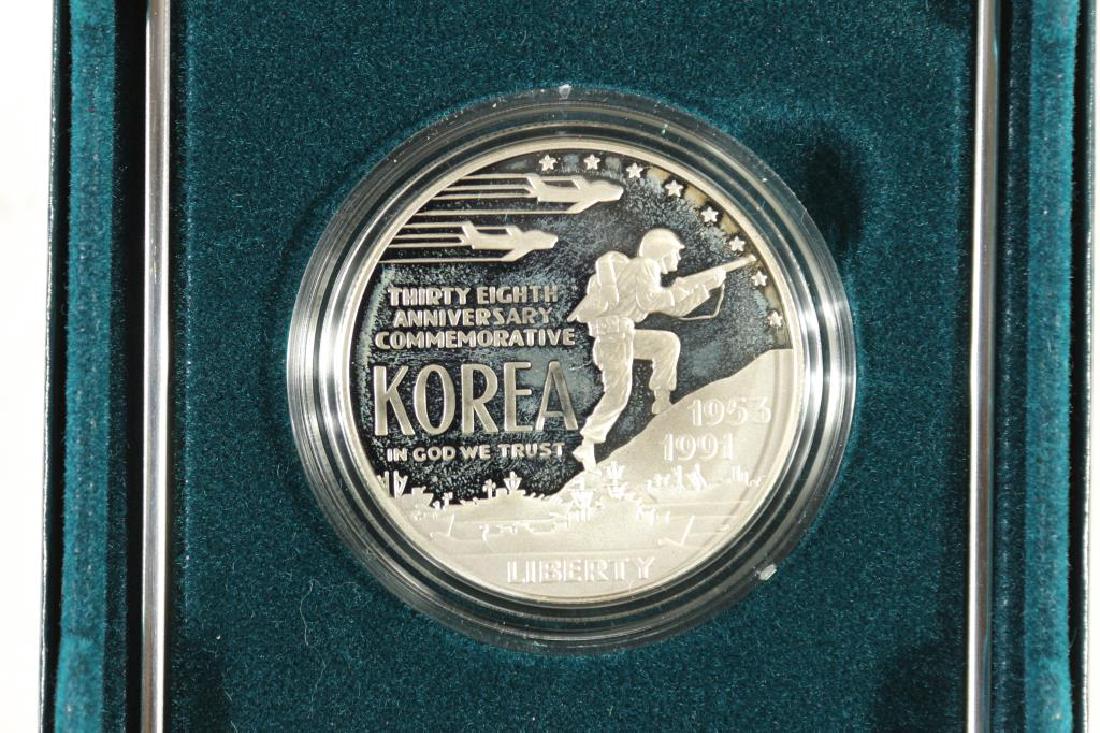 1991-P KOREAN WAR PROOF SILVER DOLLAR (1 of 3)