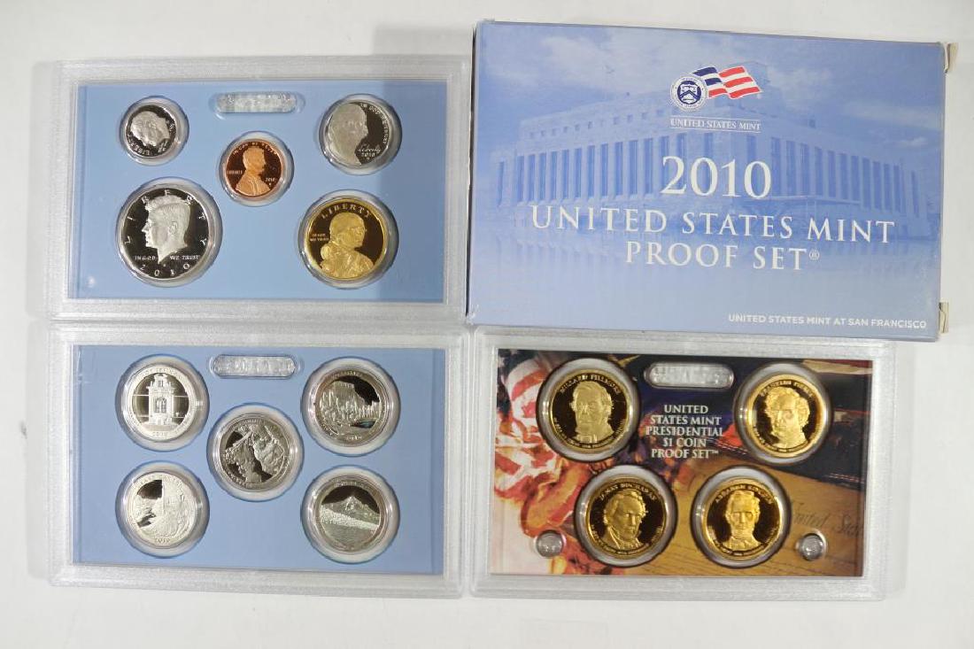 2010 US PROOF SET (WITH BOX) 14 PIECES (1 of 2)