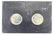 2-APPROX. 21 GRAM STERLING SILVER PF ROUNDS - 2