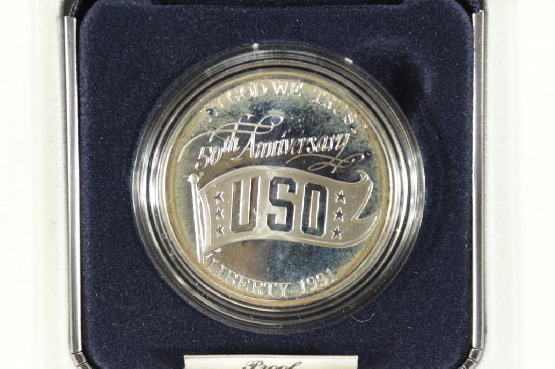 1991-S USO PROOF SILVER DOLLAR (1 of 3)