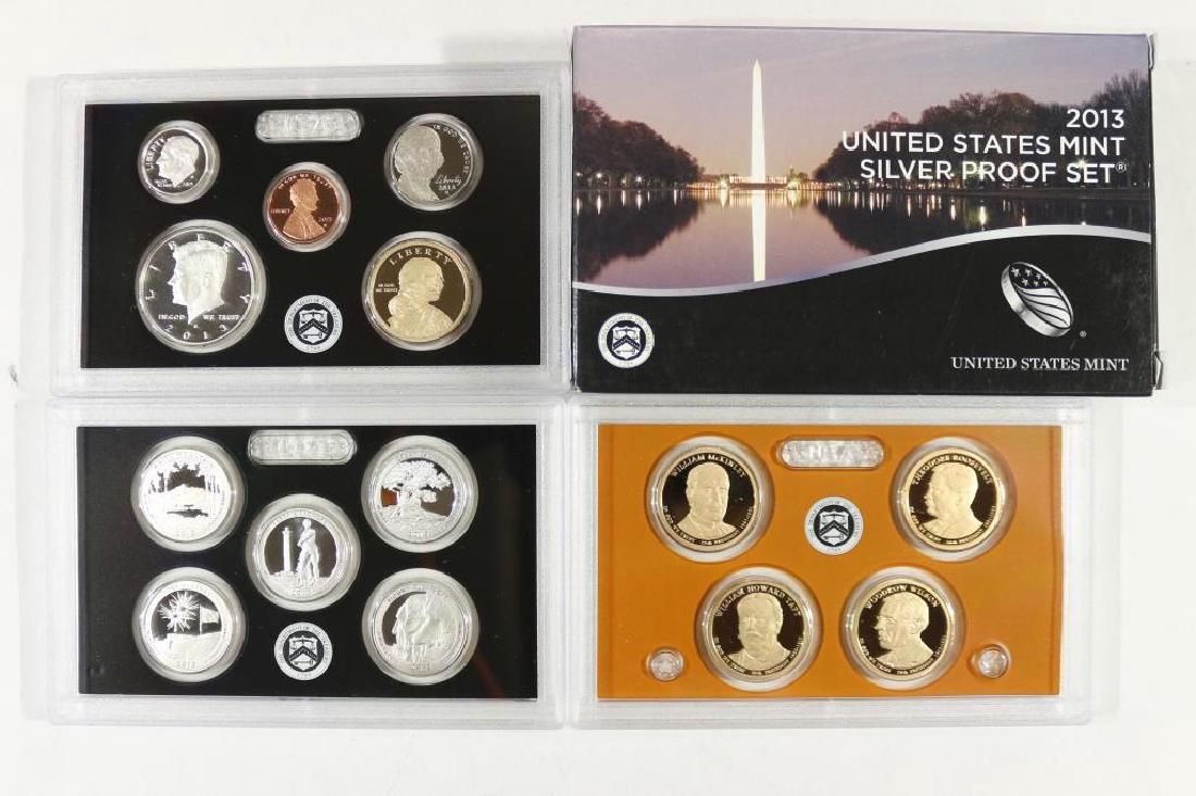 2013 US SILVER PROOF SET (WITH BOX) 14 PIECES (1 of 2)