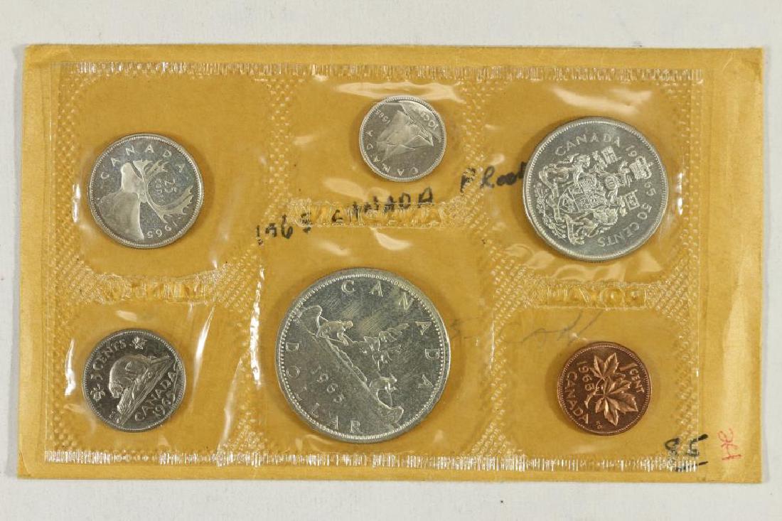 1965 CANADA SILVER (PF LIKE) SET WITH ENVELOPE (1 of 2)