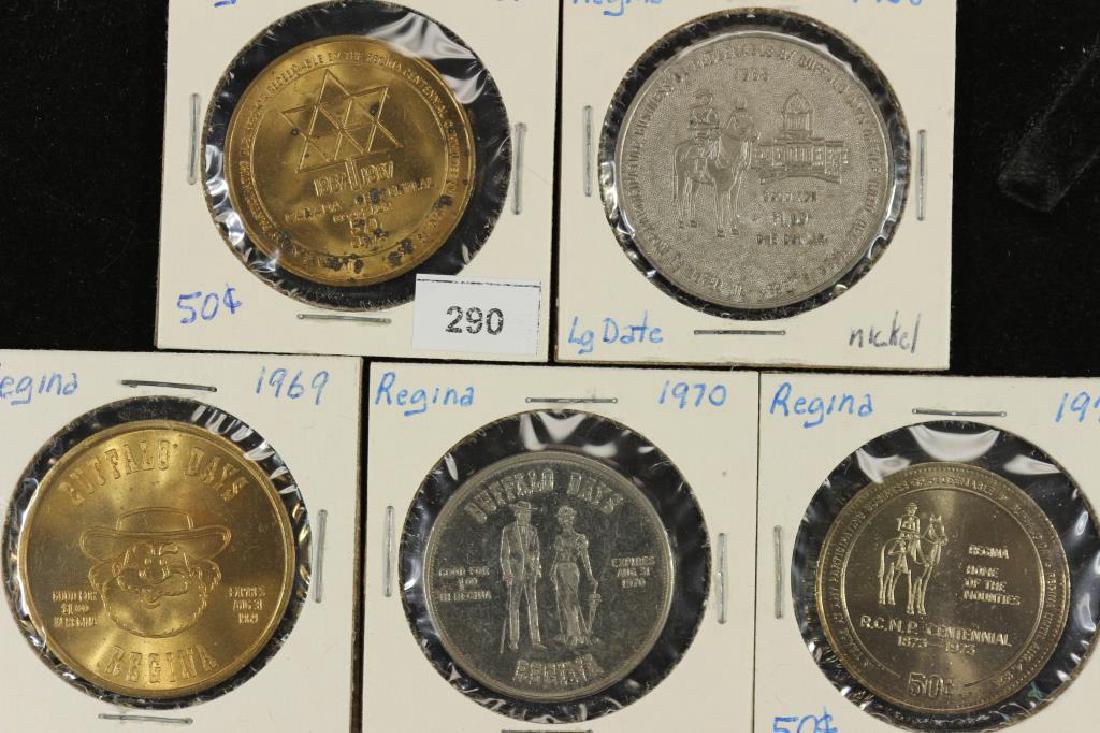 1967,68,69,70 & 73 REGINA CANADA TRADE DOLLARS (1 of 2)