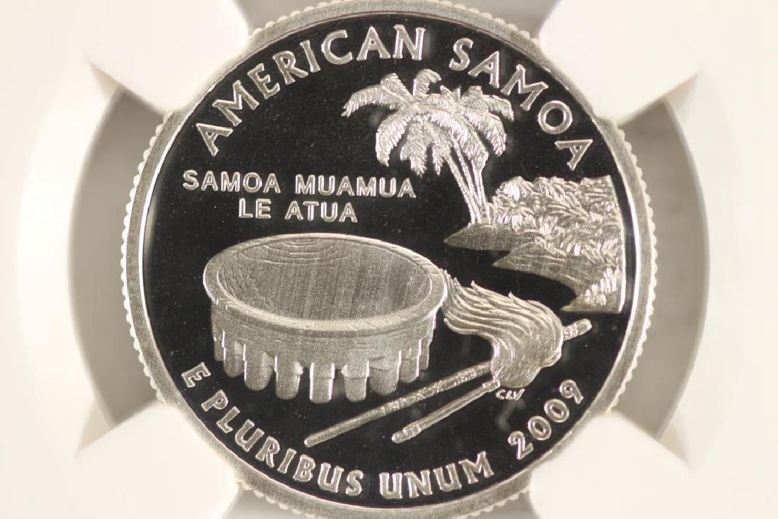 2009-S SILVER AMERICAN SAMOA QUARTER NGC PF69 (1 of 3)