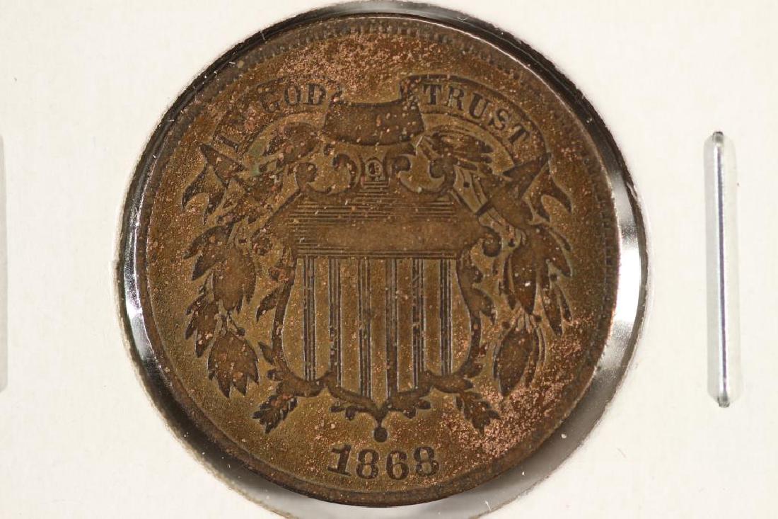 1868 US TWO CENT PIECE (1 of 2)