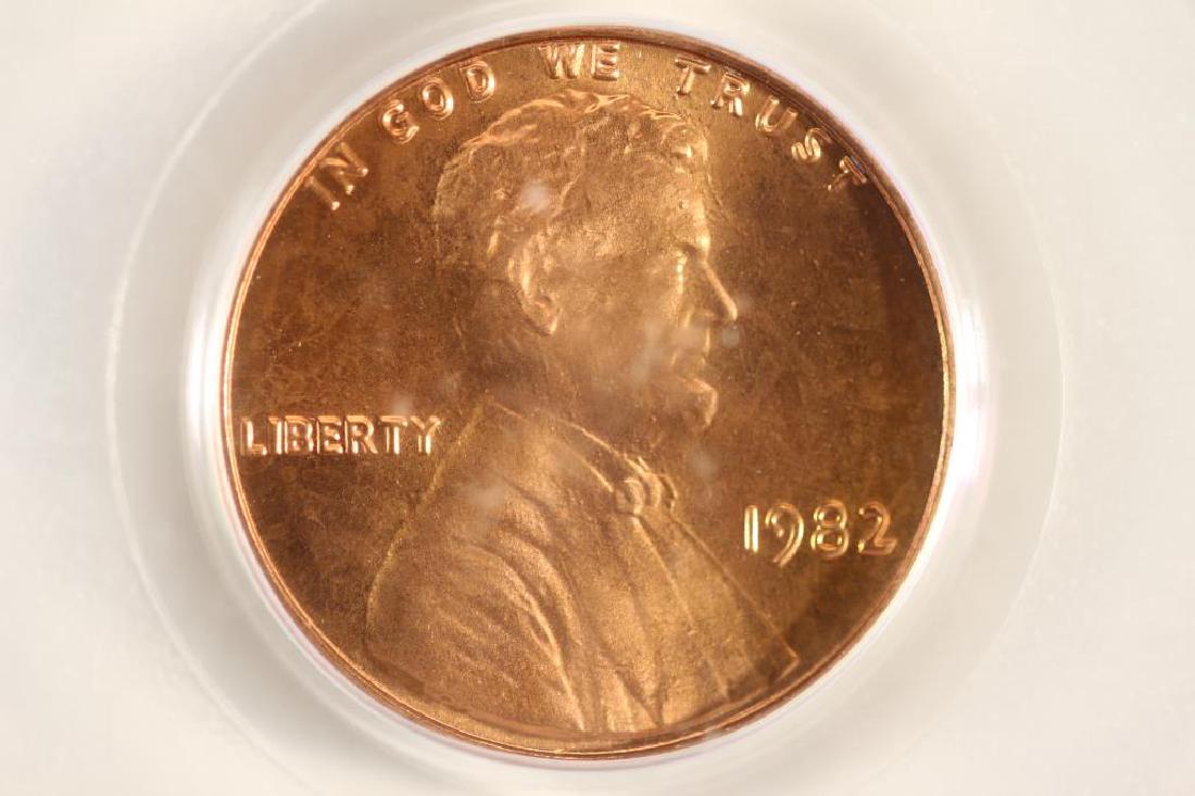 1982 LINCOLN CENT PCGS MS67RD (1 of 3)