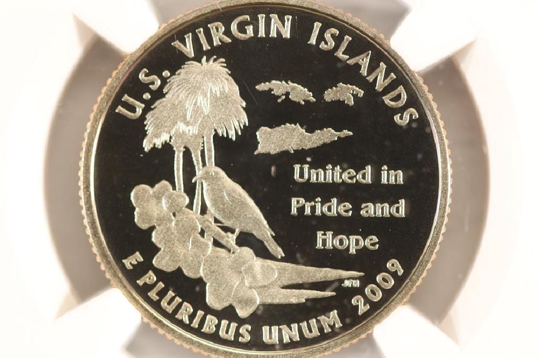 2009-S US VIRGIN ISLANDS QUARTER NGC PF69: ULTRA CAMEO
