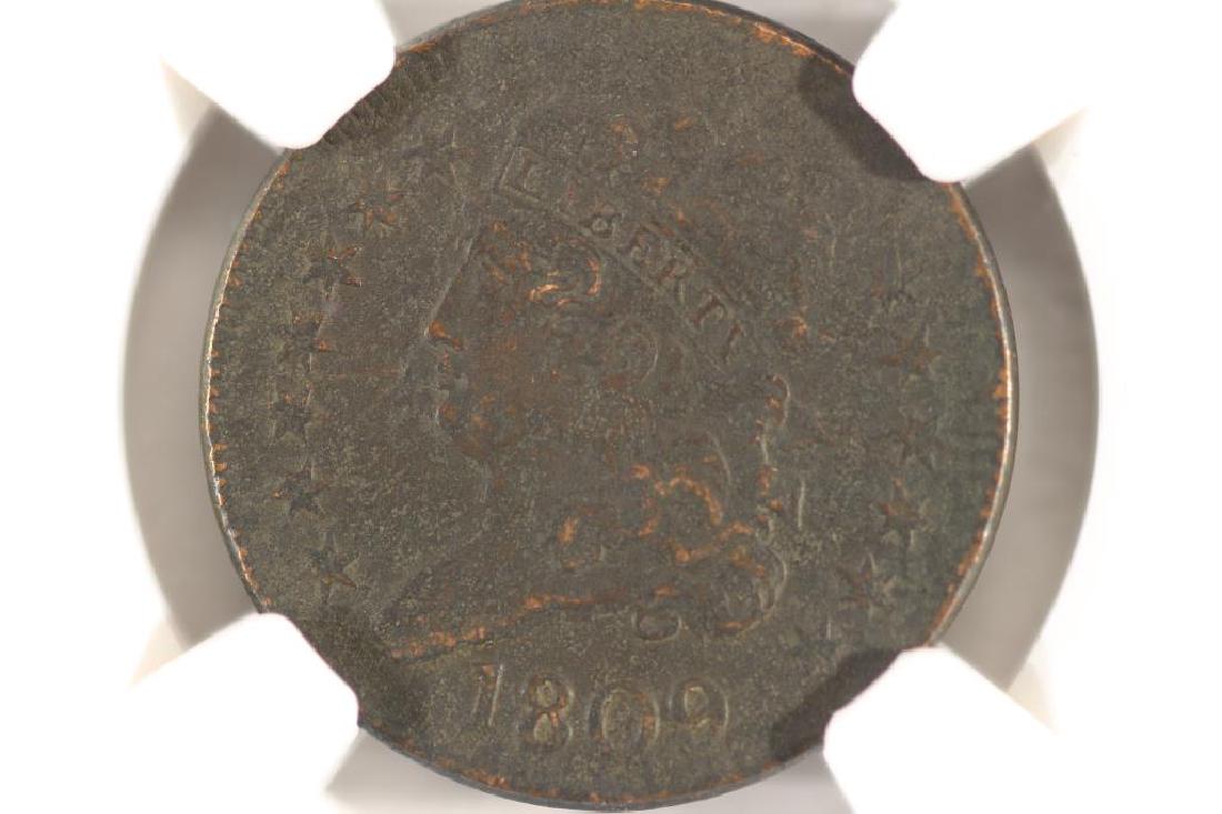 1809 LG/SM O US HALF CENT C-4 NGC VF DETAILS (1 of 3)