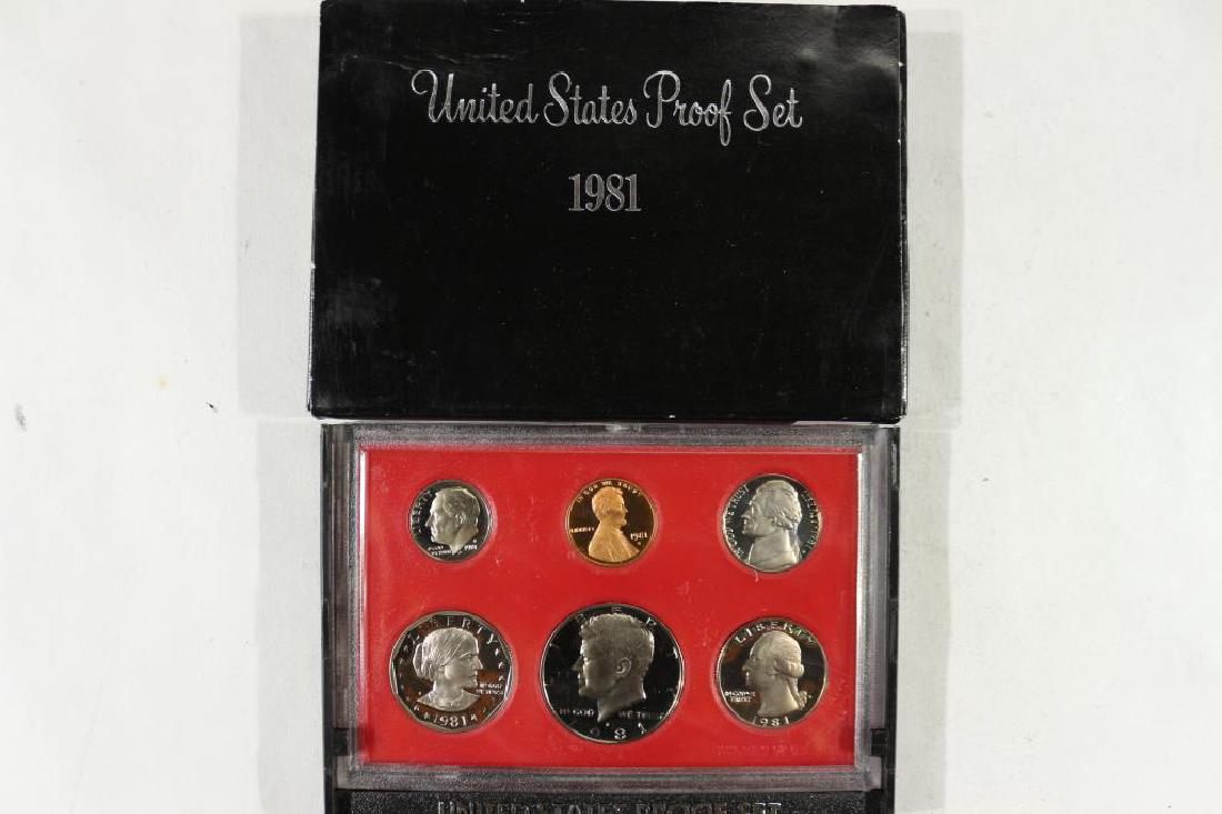 1981 US PROOF SET (WITH BOX) (1 of 2)