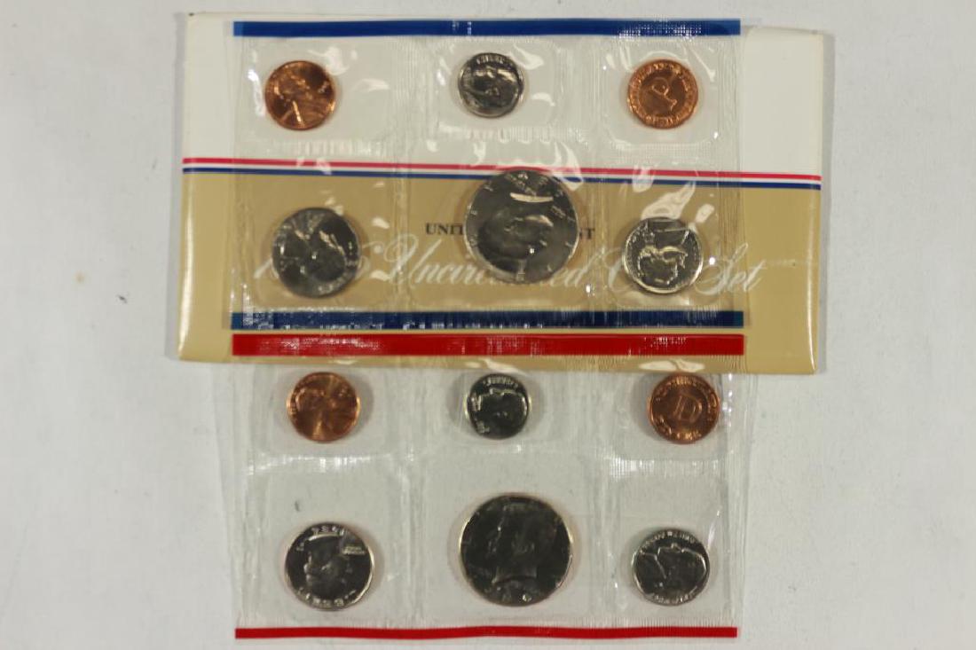 1986 US MINT SET (UNC) P/D (WITH ENVELOPE) (1 of 2)