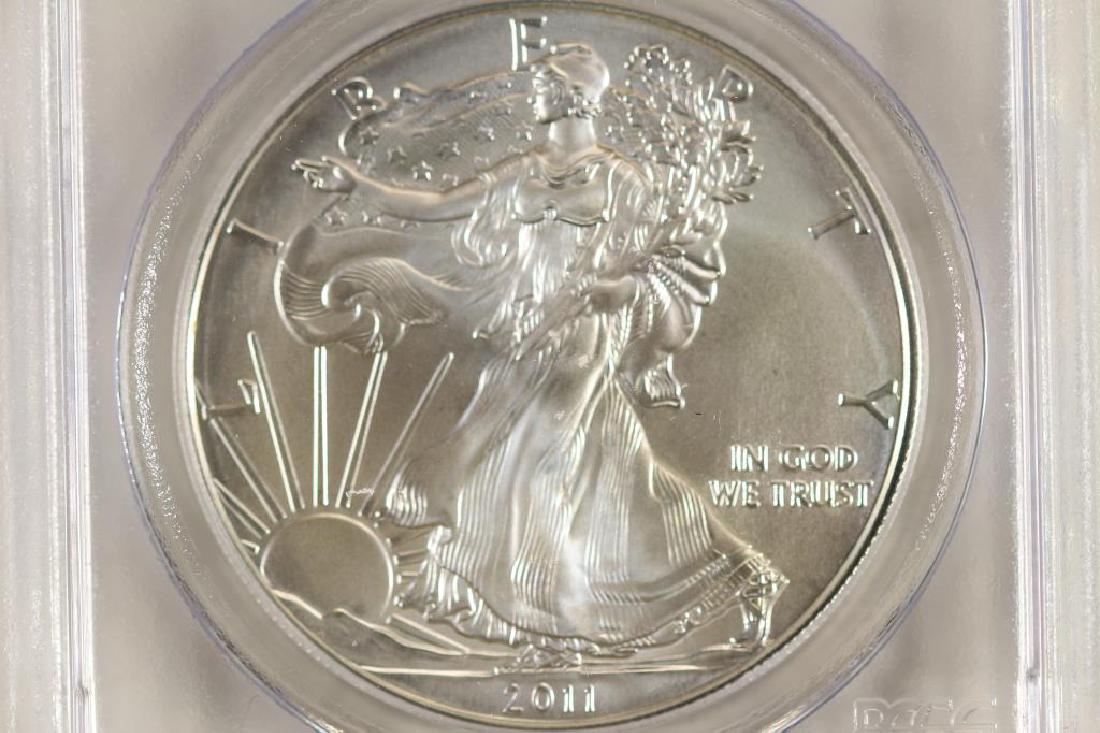 2011-W AMERICAN SILVER EAGLE PCGS MS70 (1 of 3)