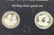 2 STERLING SILVER PROOF TOKENS THE DANBURY MINT - 2