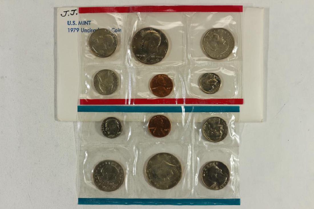 1979 US MINT SET (UNC) P/D (WITH ENVELOPE) (1 of 2)