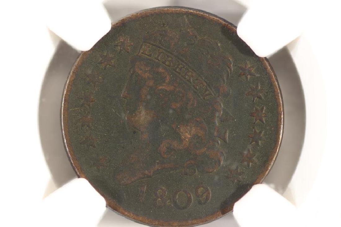 1809 US HALF CENT NGC VERY FINE DETAILS (1 of 3)