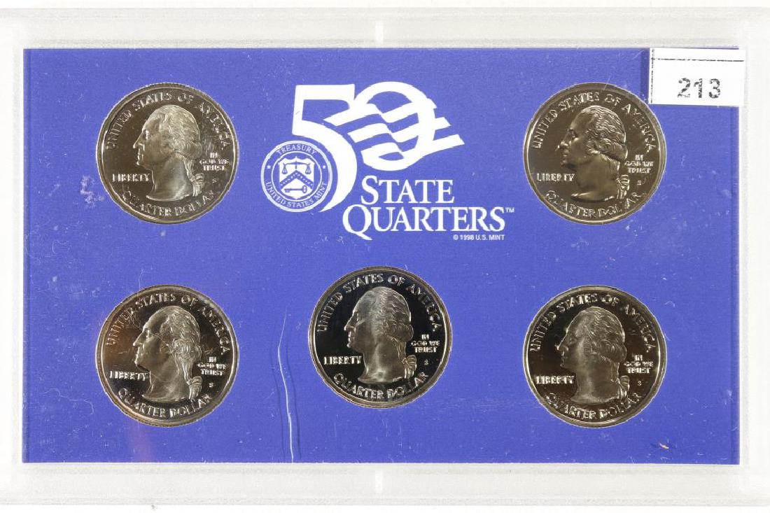 2001 US 50 STATE QUARTERS PROOF SET NO BOX (1 of 2)