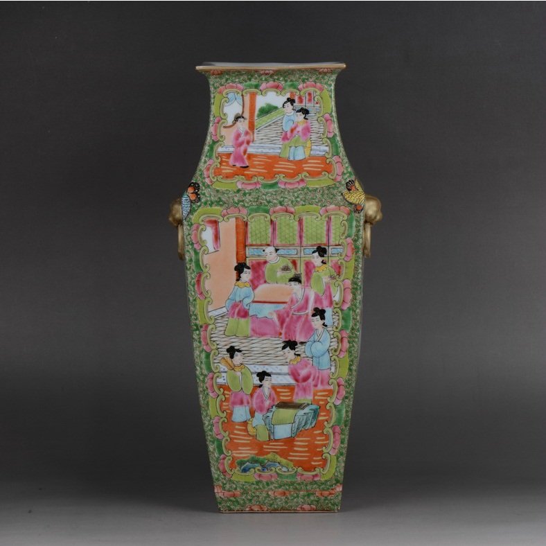 Chinese Qing Dynasty Painted Porcelain device (1 of 8)
