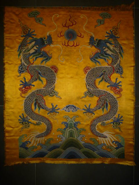 Chinese Imperial Yellow Embroidery (1 of 4)