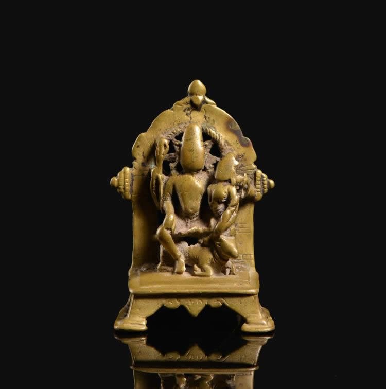 12-13 century copper alloy northwest India and the god (1 of 5)