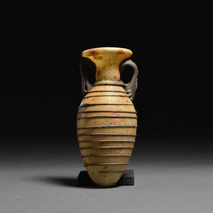 1-3 century Roman glass bottle (1 of 5)