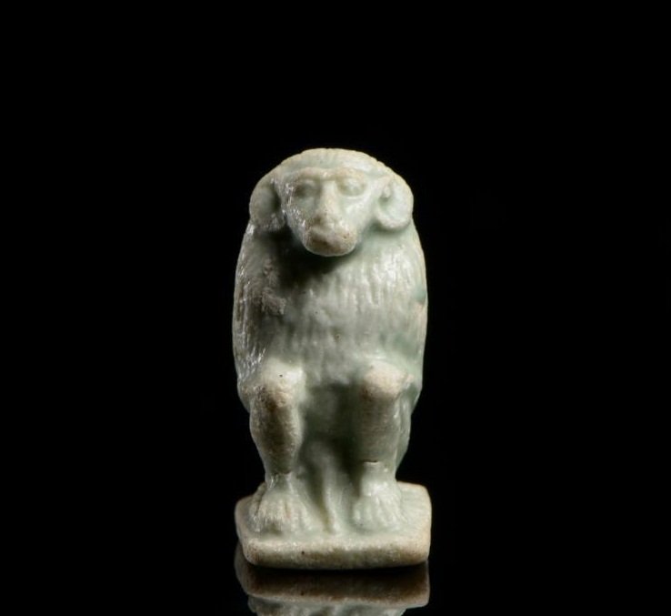 Ancient Egyptian ancient glass amulet Fayence (1 of 4)