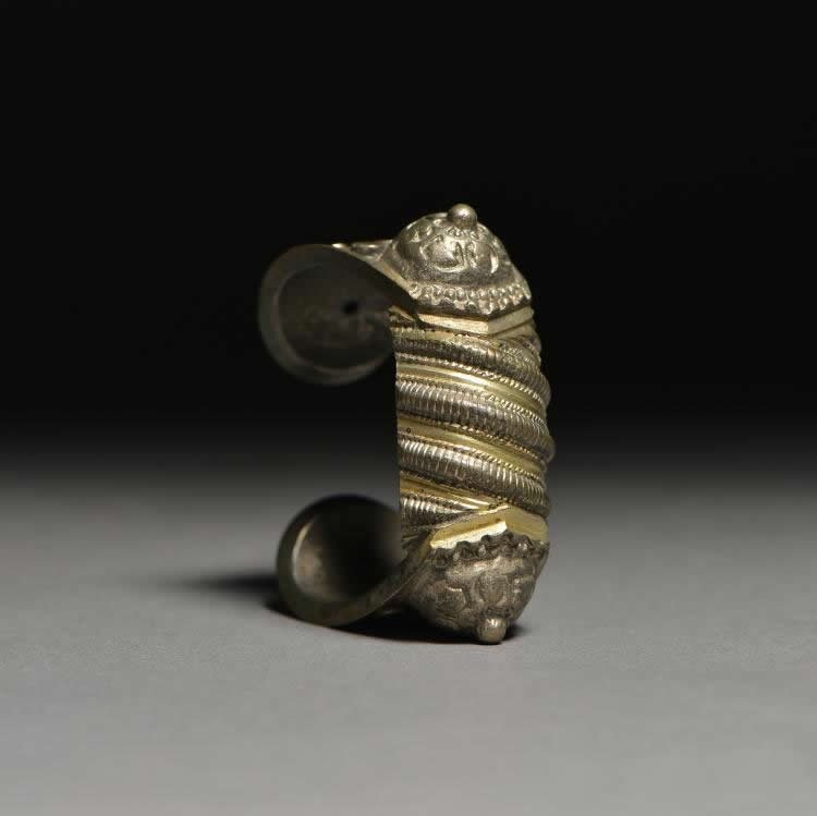 18th century Ottoman silver bracelet (1 of 6)