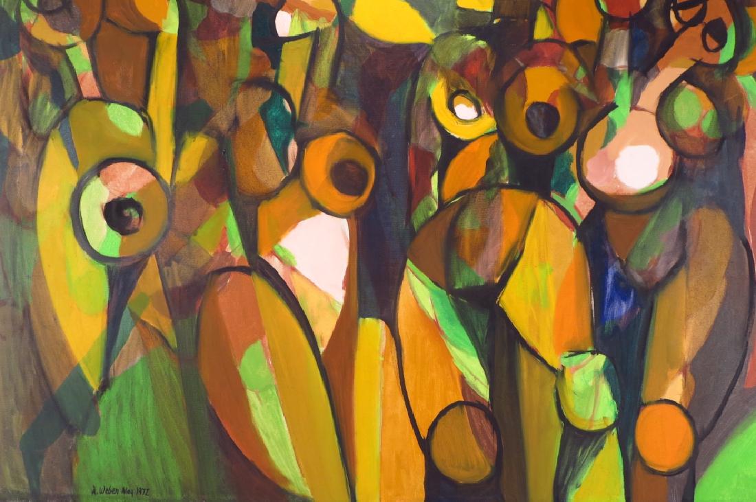 Arnold Weber, Am., 1931-2010, Abstract Females (1 of 3)