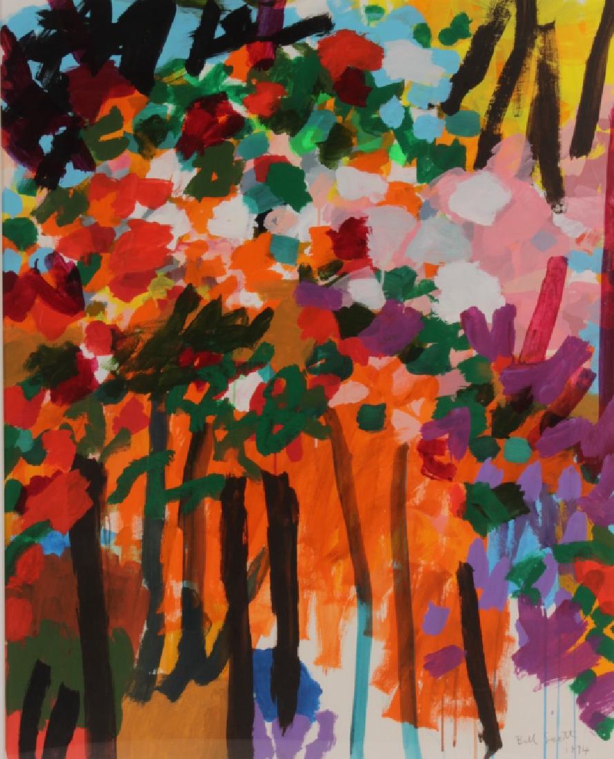 Bill Scott, Am., b.1956,Untitled (Abstract Floral) (1 of 4)
