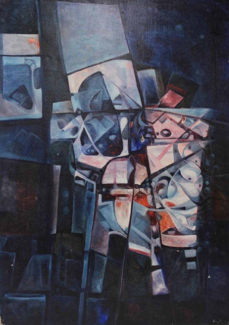 Manuel Coronado, 20th C., Abstract Shapes, O/C (1 of 6)