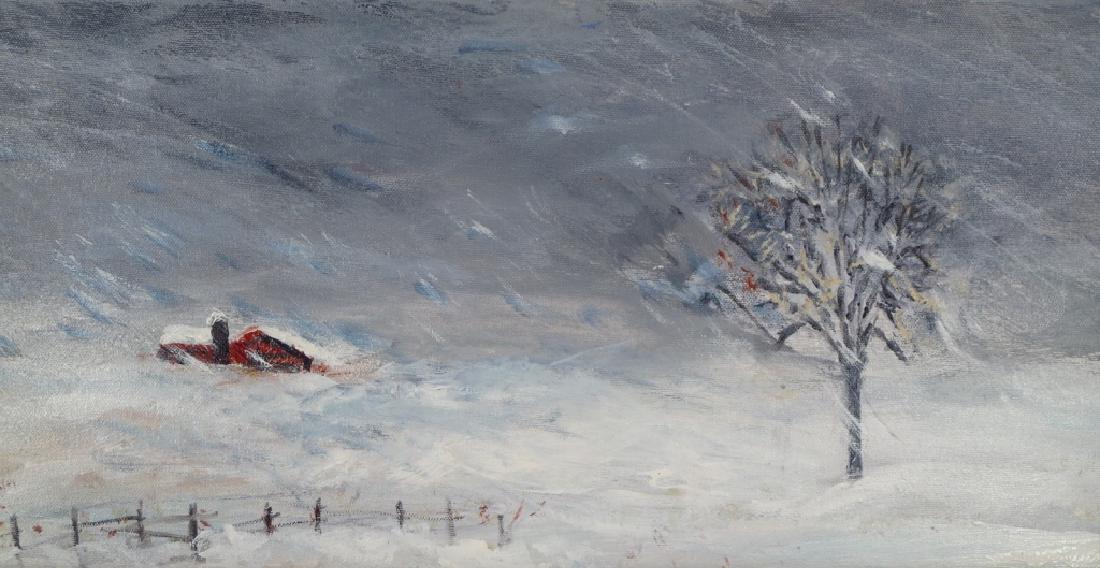 P. Buckley, "Deep Freeze", O/C, Signed. (1 of 4)